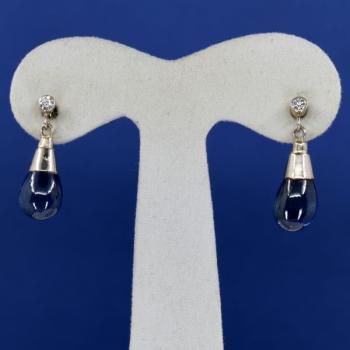 White Gold Earrings - white gold, brilliant cut diamond - 2000 White Gold Earrings - white gold, brilliant cut diamond - 2000